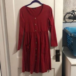 Cute comfy red dress